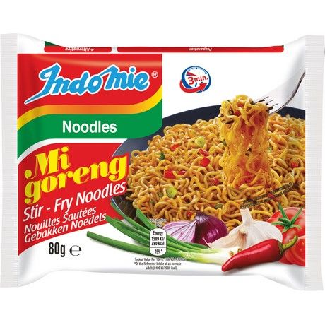 Instant Noodles Mi Goreng (Stir-Fry Noodles) 80g INDOMIE