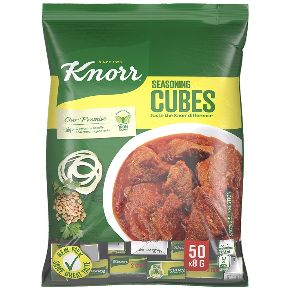 Knorr Beef Flavor Seasoning Cubes 400g (50 x 8gr)