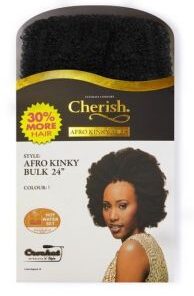 Afro Kinky Bulk 24" color 1 Cherish Bulk