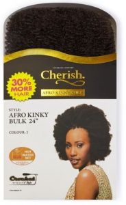 Afro Kinky Bulk 24" Color 2 Cherish Bulk
