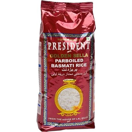 Basmati Rice Golden Sella 1kg PRESIDENT