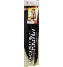 X-PRESSION  Ultra Braid 46" Pre-Stretched Color 1B