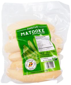 Matooki-Bitoke 1kg  - Fresh Peeled Frozen Banana