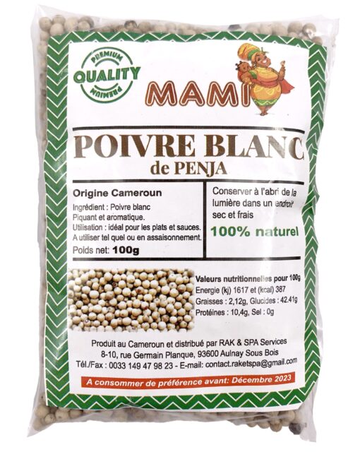 Pepper White Penja - Poivre Blanc de Penja 100 gr.