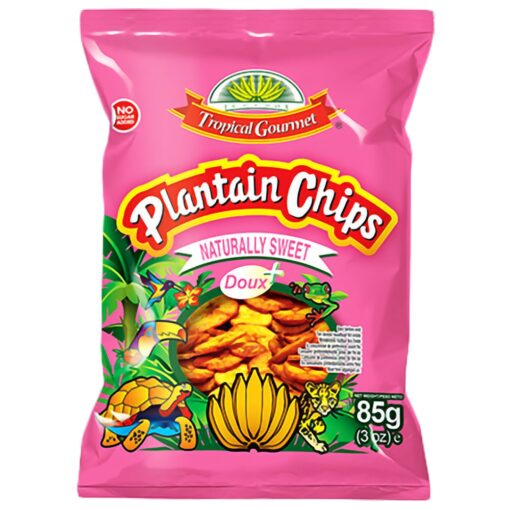 Plantain Chips (Extra Sweet) 85 gr - Tropical Gourmet