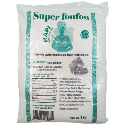 Fufu Manioc Cameroon 1 kg.