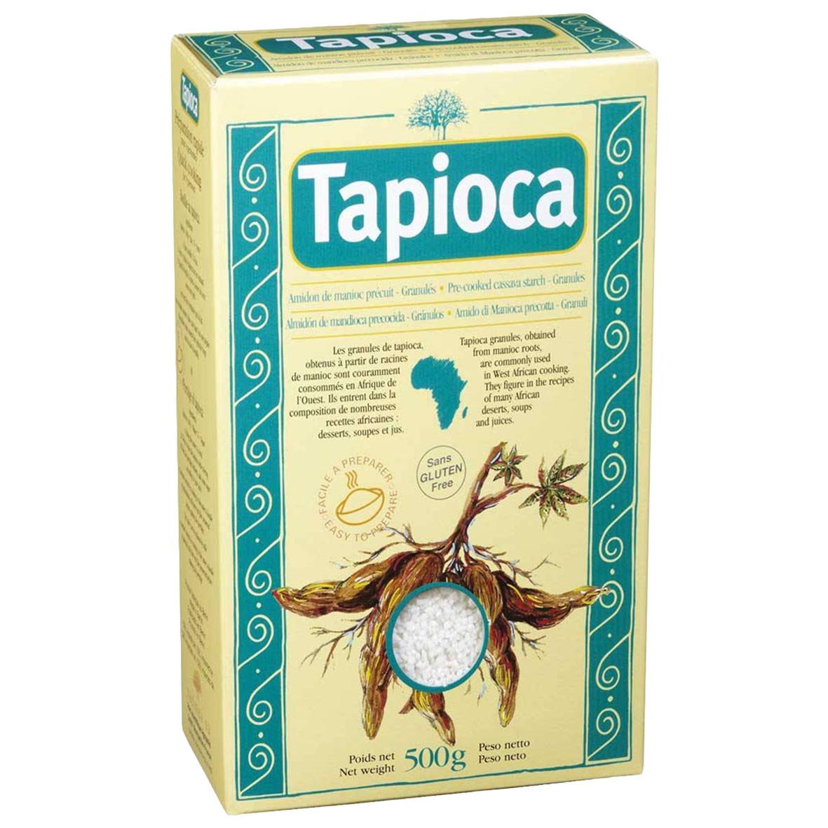 Tapioca Pre Cooked Cassava Flour 500 gram