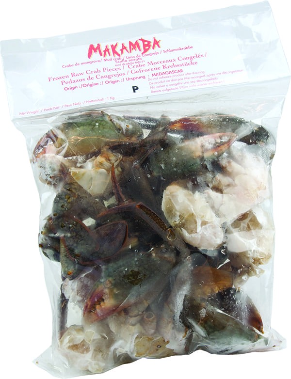 Crab Cut { Mangrove Crab Madagascar } 1kg