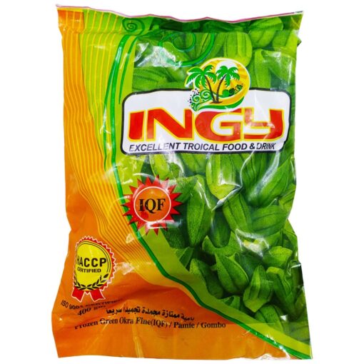 Okra Fresh Frozen (Short African Type) INGY 400 gr.