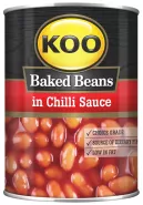 Baked Beans in Chilli Sauce KOO