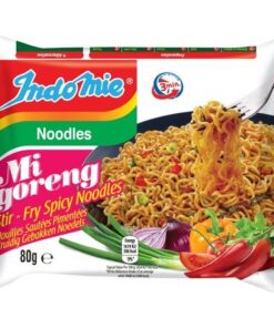 INDOMIE Instant Noodles (Mi Goreng Pedas Stir-Fry Spicy Noodles)