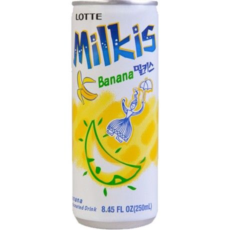 LOTTE Milkis Soft Drink Banana Can